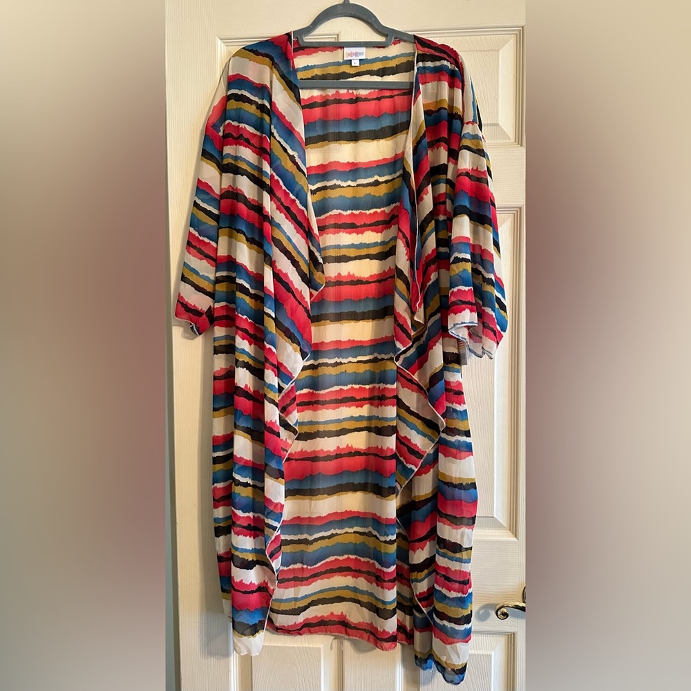 LulaRoe large kimono NWOT